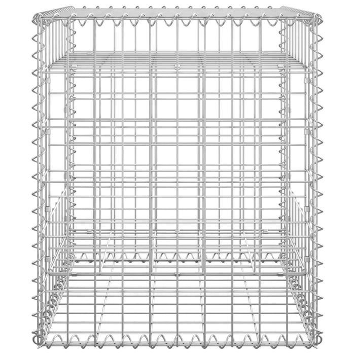 Cesto a Gabbione a Torre 50x50x60 cm in Ferro 151266