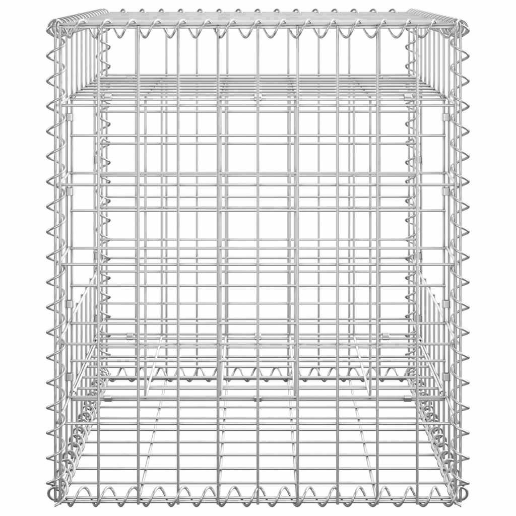 Cesti a Gabbione a Torre 2 pz 50x50x60 cm in Ferro cod mxl 62088