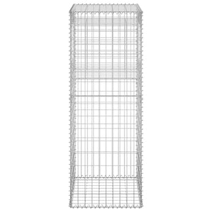 Cesto a Gabbione a Torre 50x50x140 cm in Ferro cod mxl 77096