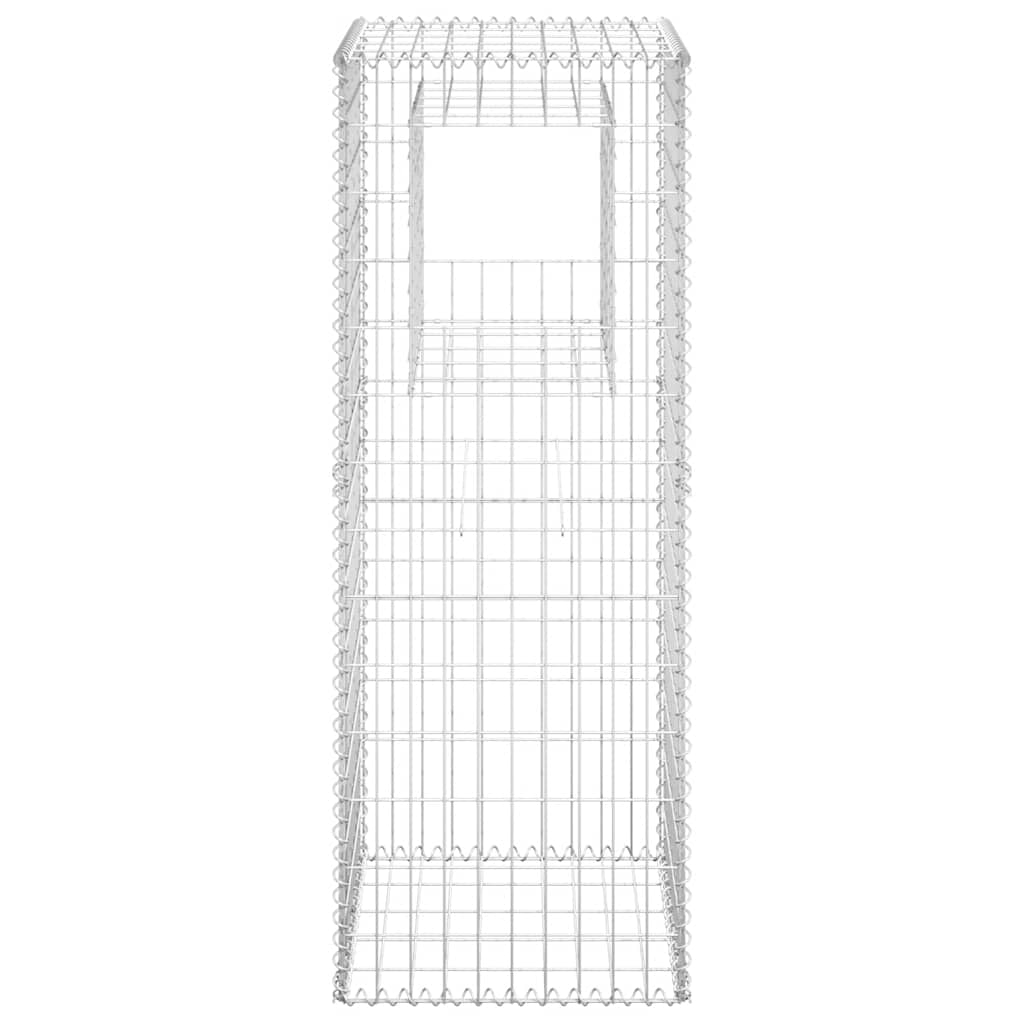 Cesti a Gabbione a Torre 2 pz 50x50x140 cm in Ferro cod mxl 61777
