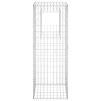 Cesti a Gabbione a Torre 2 pz 50x50x140 cm in Ferro cod mxl 61777