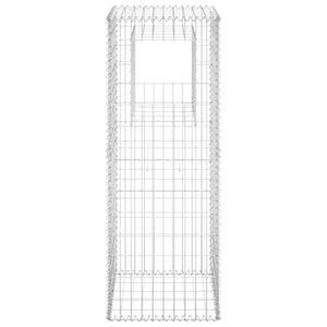 Cesti a Gabbione a Torre 2 pz 50x50x140 cm in Ferro cod mxl 61777