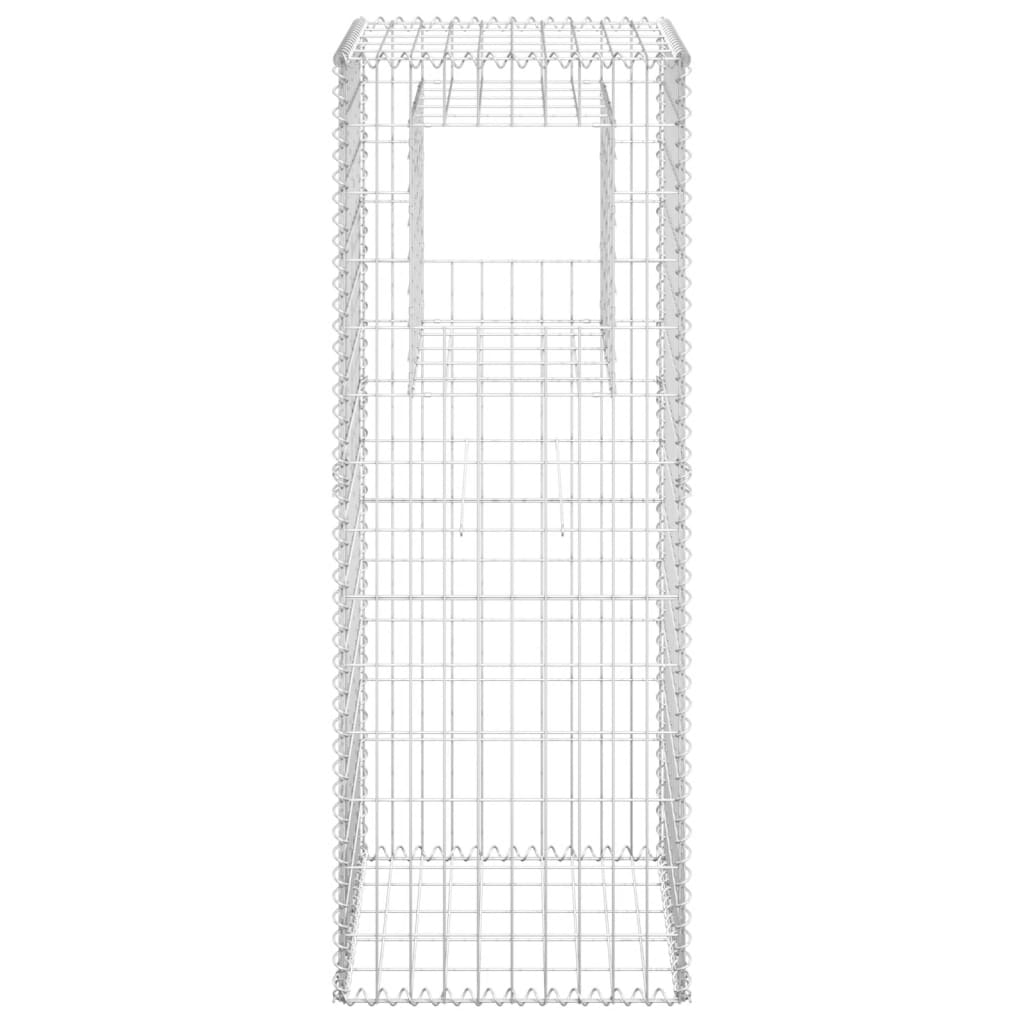 Cesti a Gabbione a Torre 2 pz 50x50x140 cm in Ferro 151271
