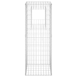 Cesti a Gabbione a Torre 2 pz 50x50x140 cm in Ferro 151271