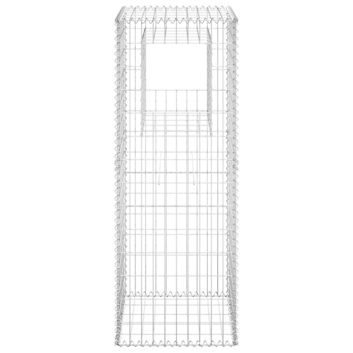 Cesti a Gabbione a Torre 2 pz 50x50x140 cm in Ferro 151271
