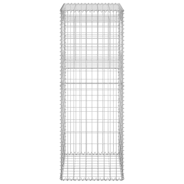 Cesti a Gabbione a Torre 2 pz 50x50x140 cm in Ferro cod mxl 61777