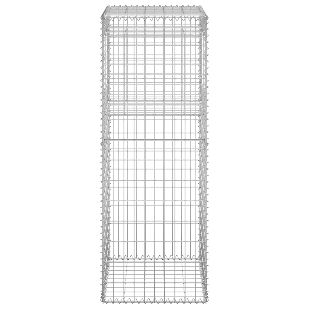 Cesti a Gabbione a Torre 2 pz 50x50x140 cm in Ferro 151271