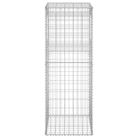 Cesti a Gabbione a Torre 2 pz 50x50x140 cm in Ferro 151271