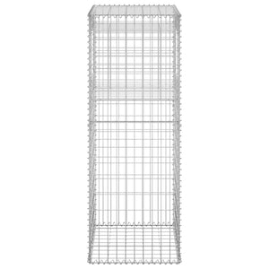 Cesti a Gabbione a Torre 2 pz 50x50x140 cm in Ferro 151271