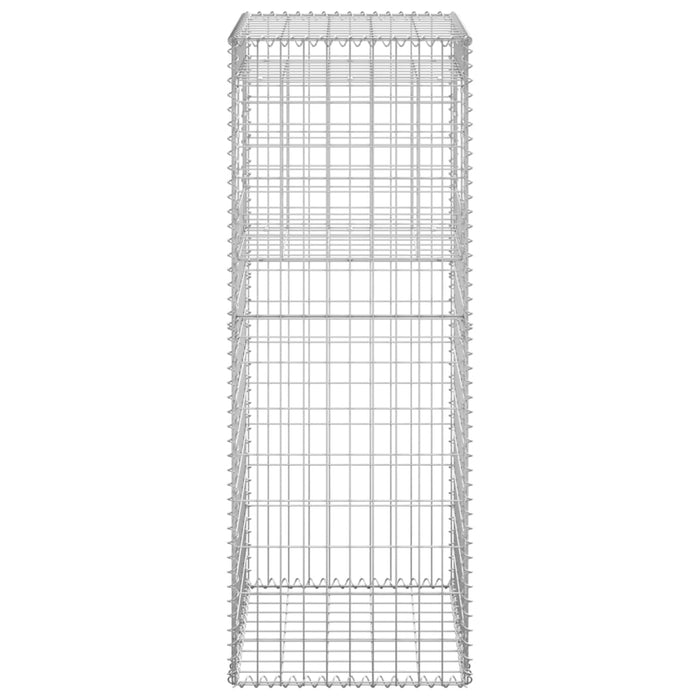 Cesti a Gabbione a Torre 2 pz 50x50x140 cm in Ferro 151271