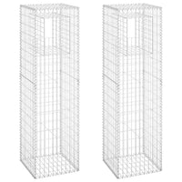 Cesti a Gabbione a Torre 2 pz 50x50x180 cm in Ferro cod mxl 62322