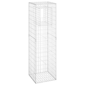 Cesti a Gabbione a Torre 2 pz 50x50x180 cm in Ferro 151273