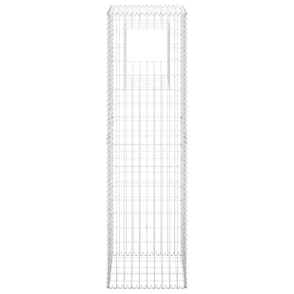 Cesti a Gabbione a Torre 2 pz 50x50x180 cm in Ferro cod mxl 62322