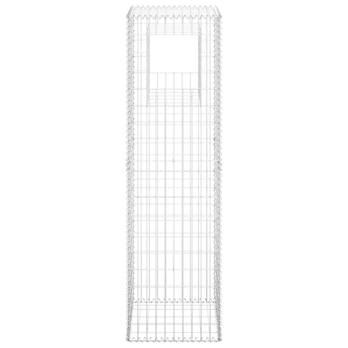 Cesti a Gabbione a Torre 2 pz 50x50x180 cm in Ferro cod mxl 62322
