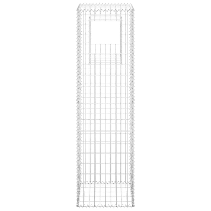 Cesti a Gabbione a Torre 2 pz 50x50x180 cm in Ferro 151273