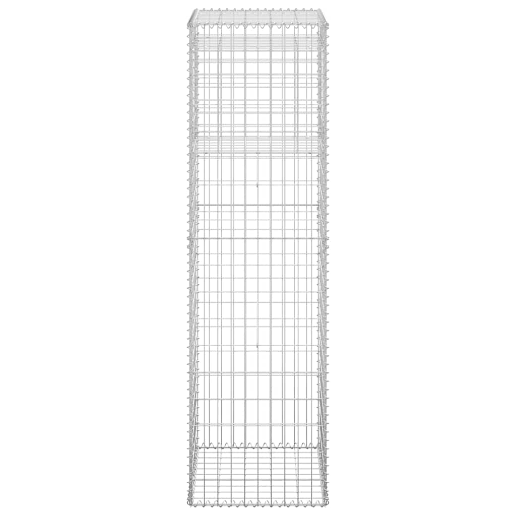 Cesti a Gabbione a Torre 2 pz 50x50x180 cm in Ferro cod mxl 62322