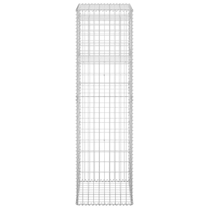 Cesti a Gabbione a Torre 2 pz 50x50x180 cm in Ferro 151273