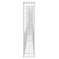 Cesto Gabbione a U con 7 Pali in Ferro 740x20x100 cm cod mxl 22644