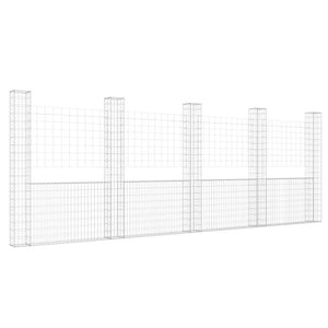 Gabbione a U con 5 Pali in Ferro 500x20x200 cm cod mxl 16078