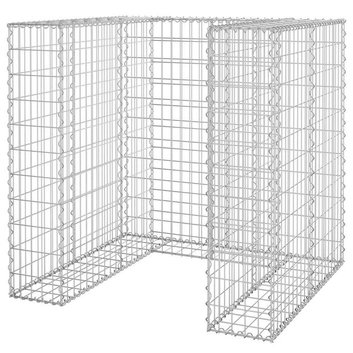 Gabbione per Bidoni in Acciaio Zincato 110x100x110 cm cod mxl 58223