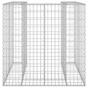 Gabbione per Bidoni in Acciaio Zincato 110x100x110 cm cod mxl 58223