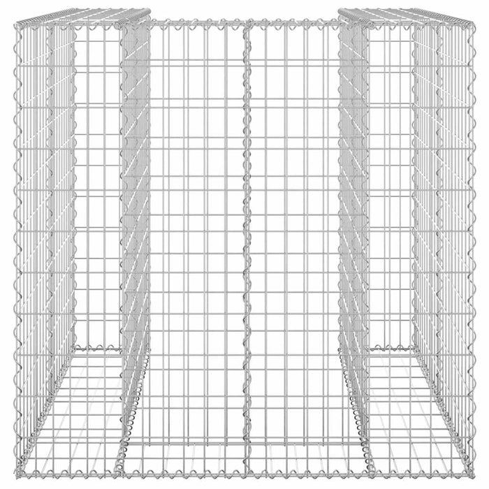 Gabbione per Bidoni in Acciaio Zincato 110x100x110 cm cod mxl 58223