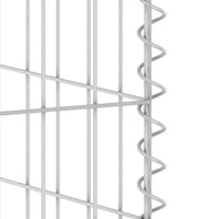 Gabbione per Bidoni in Acciaio Zincato 110x100x110 cm 151298