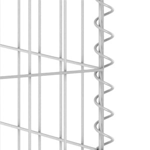 Gabbione per Bidoni in Acciaio Zincato 110x100x110 cm 151298