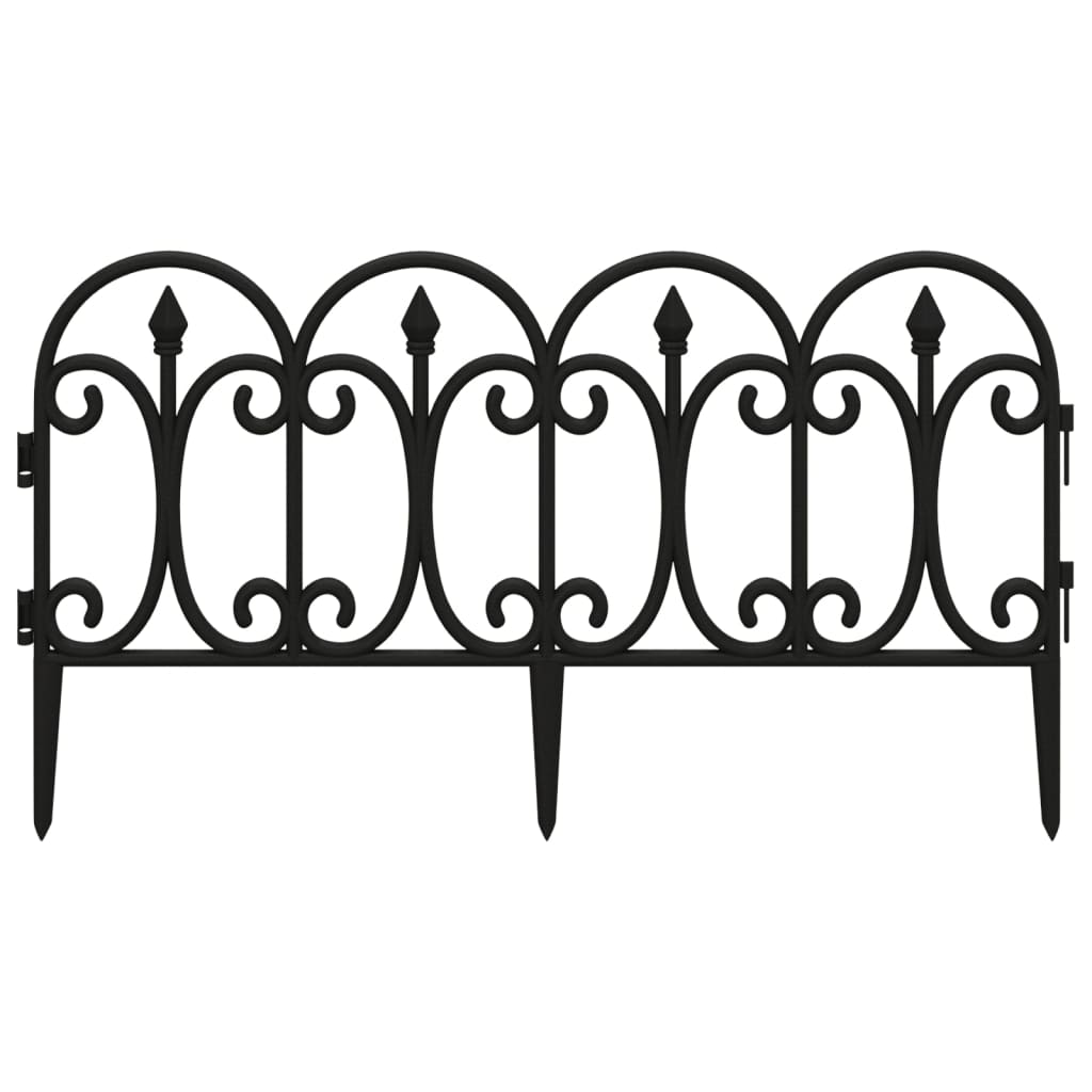 Bordi per Prato 17 pz Neri 10 m in PP 318293