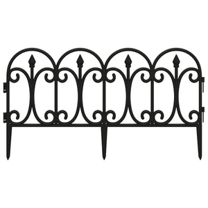 Bordi per Prato 17 pz Neri 10 m in PP 318293