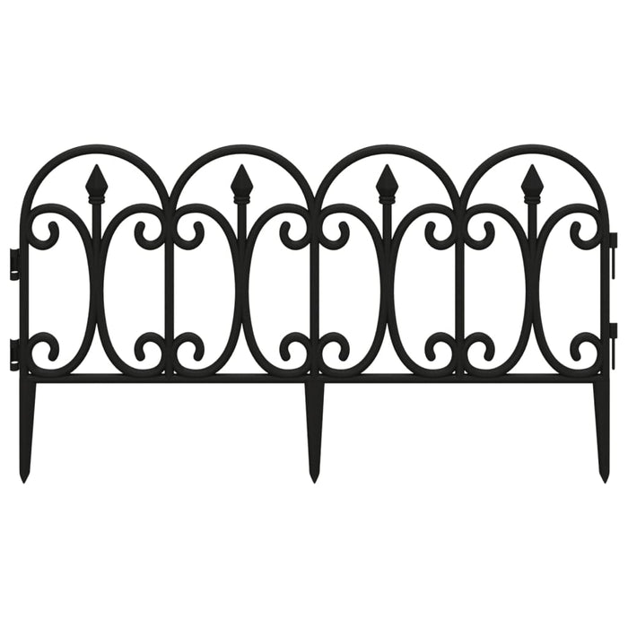 Bordi per Prato 17 pz Neri 10 m in PP 318293