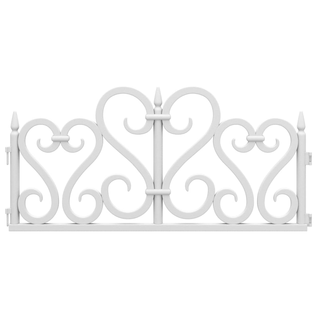 Bordi per Prato 17 pz Bianchi 10 m in PP cod mxl 17685