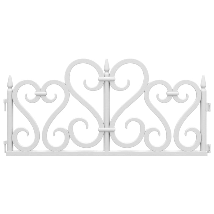 Bordi per Prato 17 pz Bianchi 10 m in PP cod mxl 17685