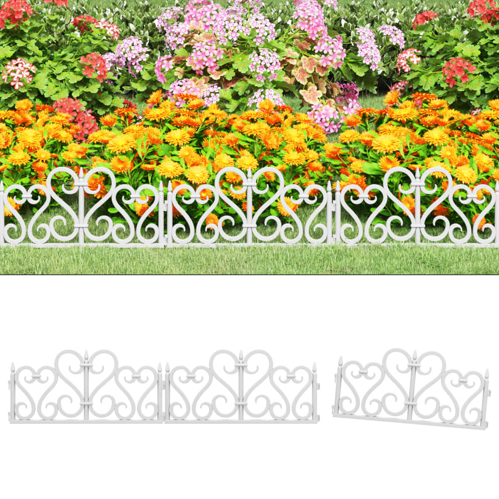 Bordi per Prato 17 pz Bianchi 10 m in PP 318300