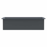 Fioriere per Europallet 12 pz Grigio 36x13,5x9,5 cm in PP