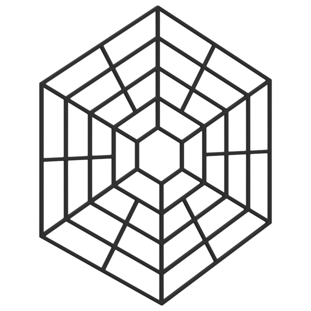 Protezioni per Laghetto 40 pz Nero in Polipropilene 318303