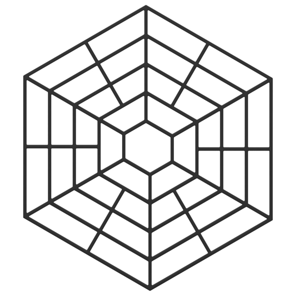 Protezioni per Laghetto 40 pz Nero in Polipropilene 318303