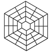 Protezioni per Laghetto 40 pz Nero in Polipropilene 318303