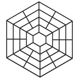 Protezioni per Laghetto 40 pz Nero in Polipropilene 318303