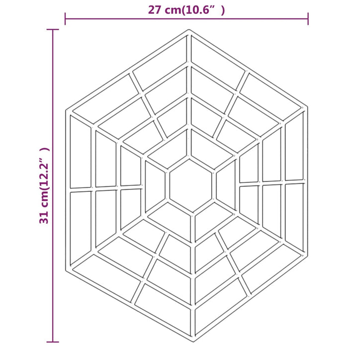 Protezioni per Laghetto 40 pz Nero in Polipropilene 318303