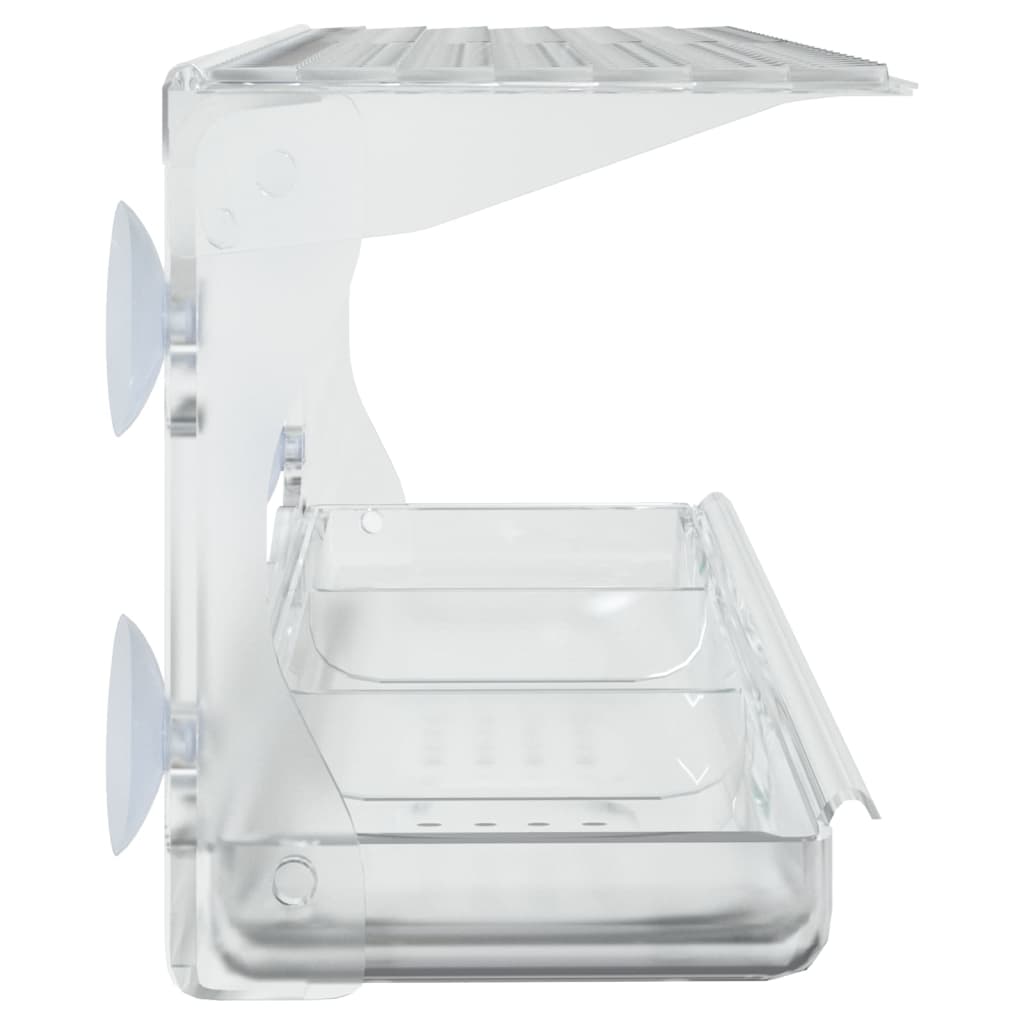 Mangiatoie per Uccelli da Finestra 2 pz in Acrilico 30x12x15 cm 318304