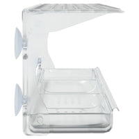 Mangiatoie per Uccelli da Finestra 2 pz in Acrilico 30x12x15 cm 318304