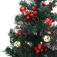 Alberi di Natale Artificiali per Viali 2 pz 76 cm in PVC 340524