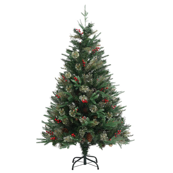 Albero di Natale con Pigne Verde 120 cm in PVC e PE 340525