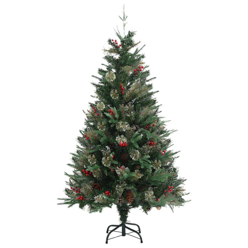 Albero di Natale con Pigne Verde 150 cm in PVC e PE 340526