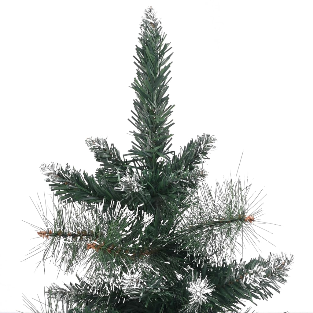 Albero di Natale Artificiale Supporto Verde e Bianco 90 cm PVC 340540