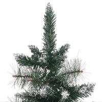 Albero di Natale Artificiale Supporto Verde e Bianco 90 cm PVC 340540