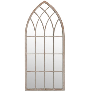 Specchio da Giardino Sabbia 100x45 cm in Ferro per Uso Esterno 318341