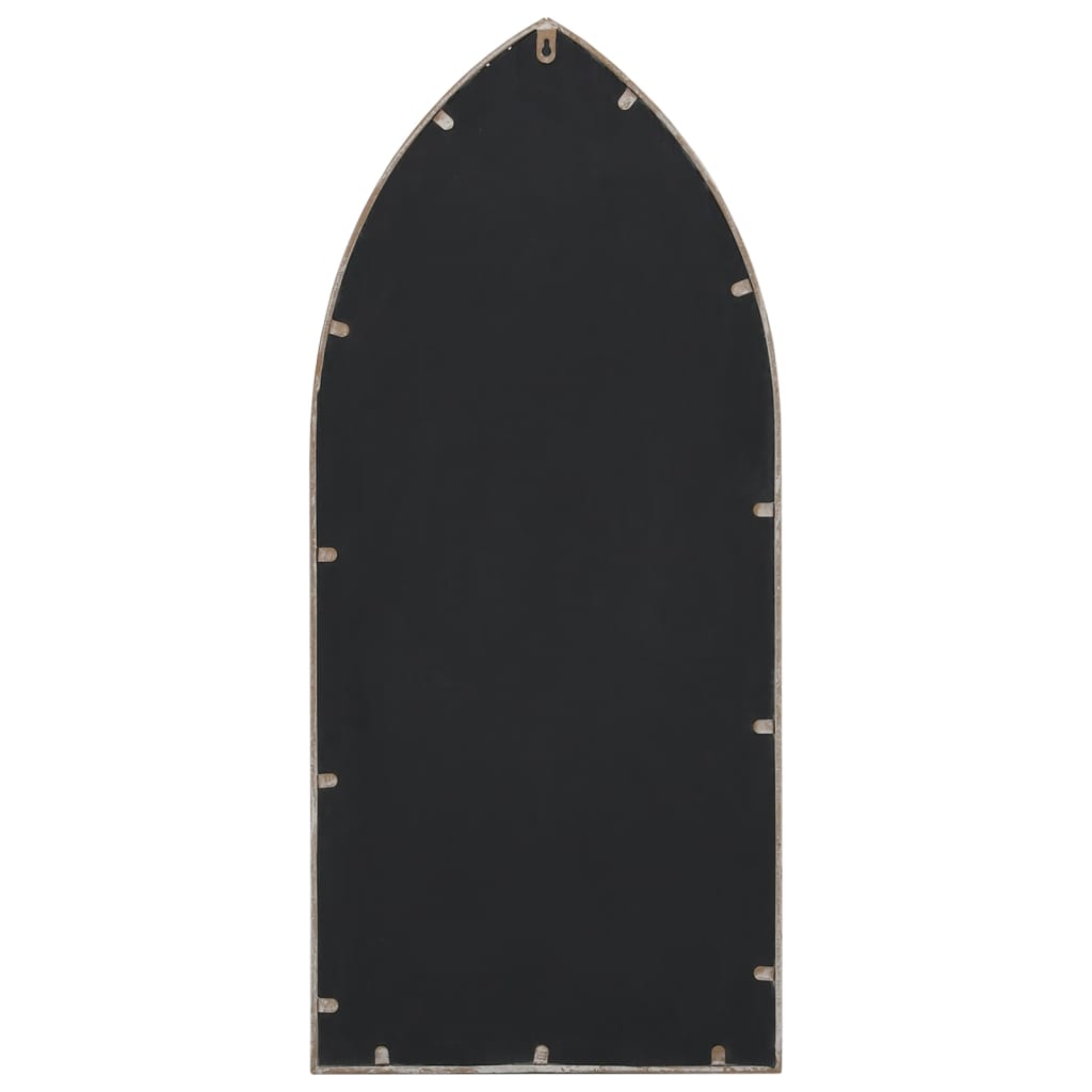 Specchio da Giardino Sabbia 70x30 cm in Ferro per Uso Esterno