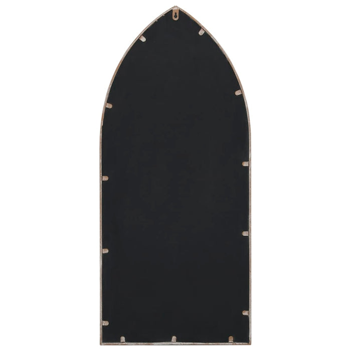 Specchio da Giardino Sabbia 70x30 cm in Ferro per Uso Esterno